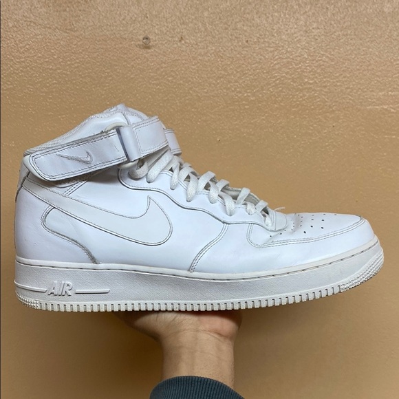 Nike Air Force 1 Mid ‘07 “White” - Picture 1 of 16